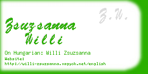 zsuzsanna willi business card